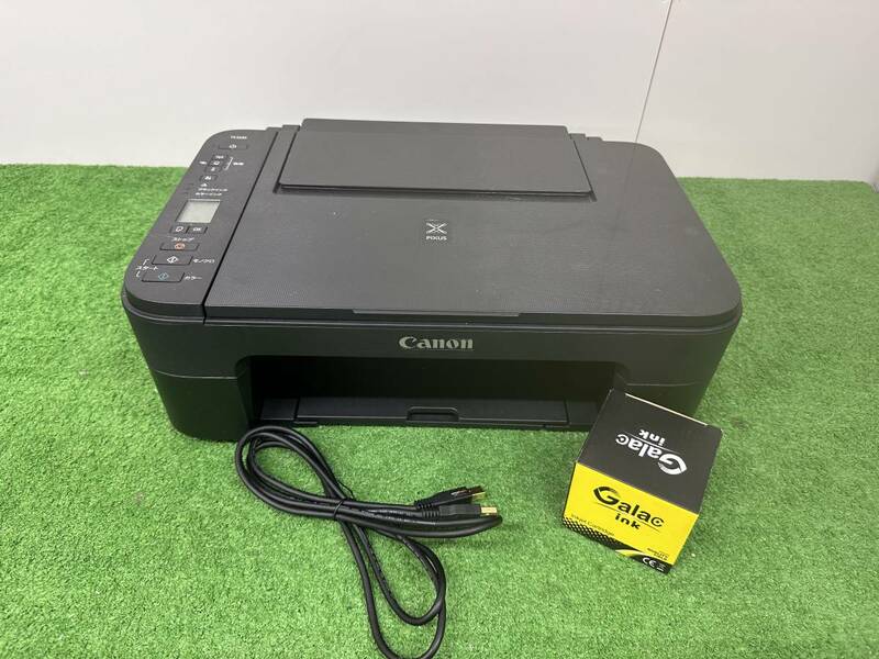 【s3048】【中古品】 Canon PIXUS キャノン ピクサス 複合機 インクジェットプリンター K30352 ブラック 通電確認済み