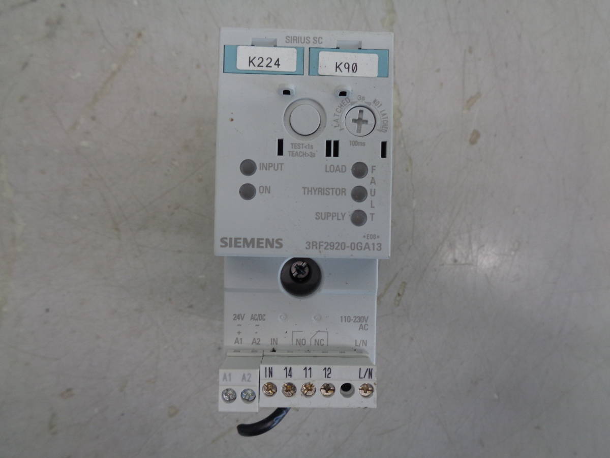 MK9811 SIEMENS 産業機器用 3RF2920-0GA13 ソリッドステートコンタクタ