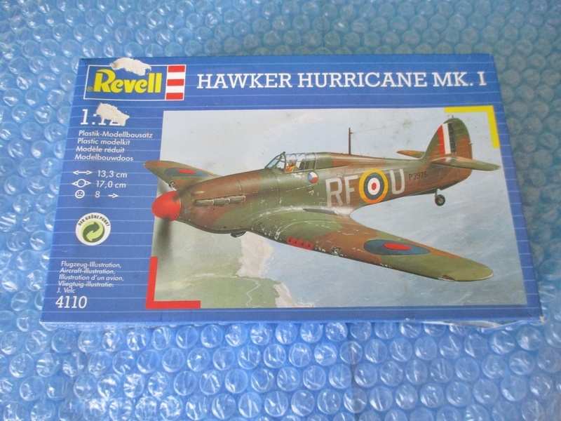 プラモデル レベル Revell 1/72 ホッカーハリケーン HAWKER HURRICANE ランナー外れあり 未組み立て 昔のプラモ 海外のプラモ