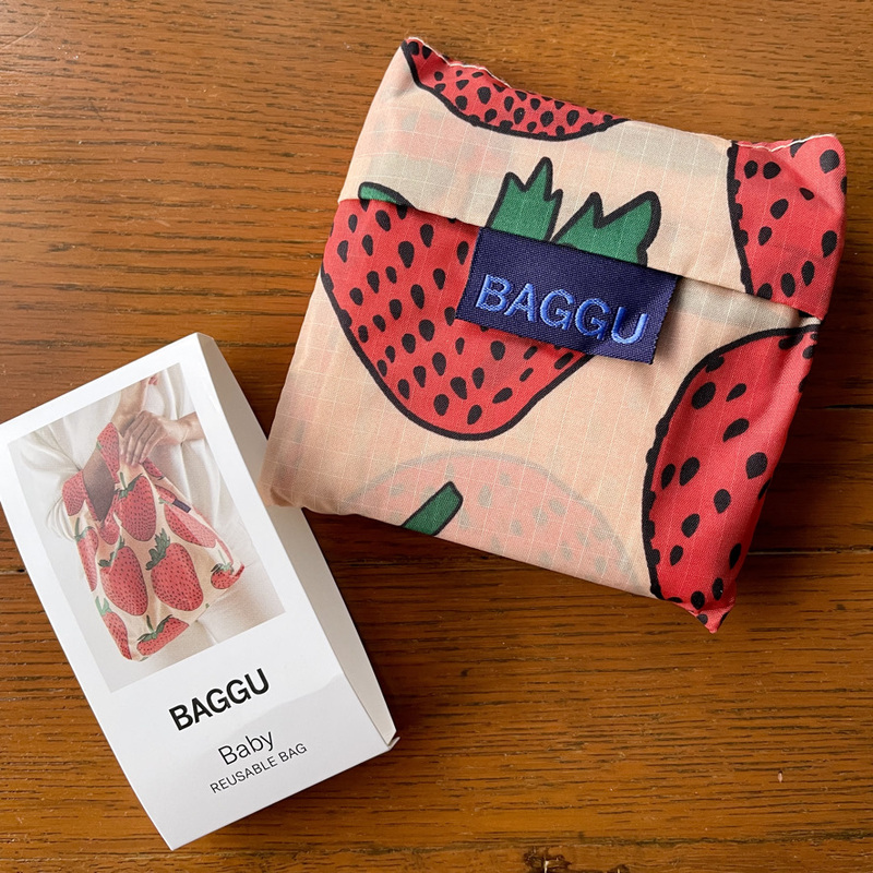 BAGGU　BABY BAGGU　ストロベリー　ベビーバグゥ　エコバッグ