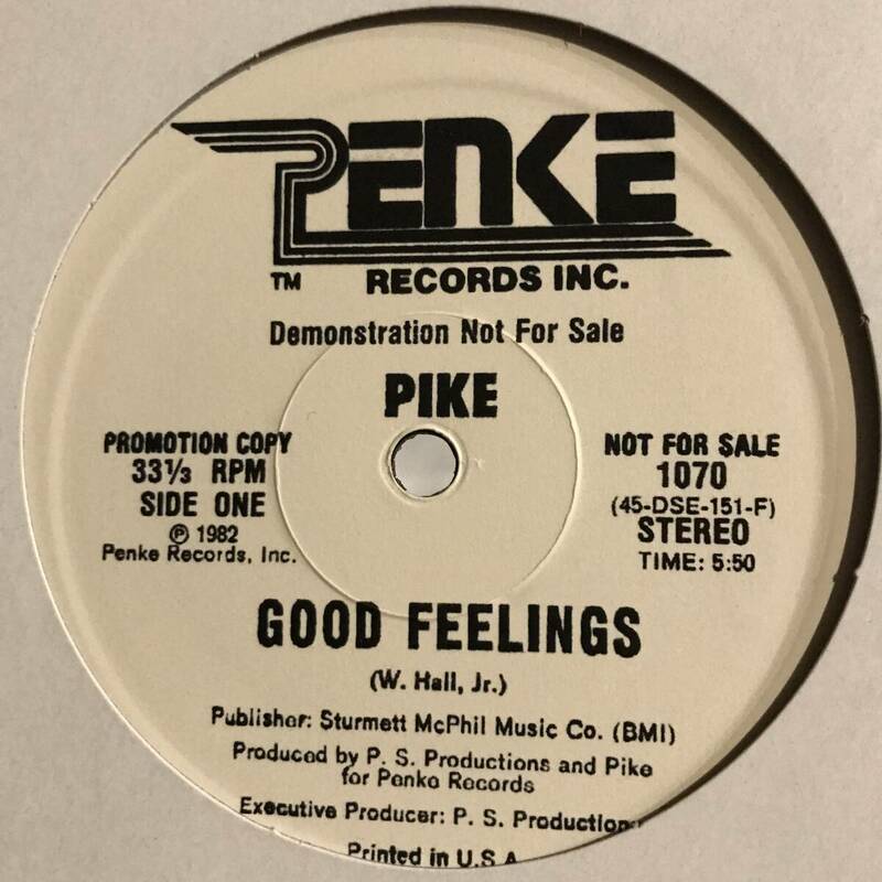 Pike - Good Feelings / B.T. Express Wesley Hall Chic