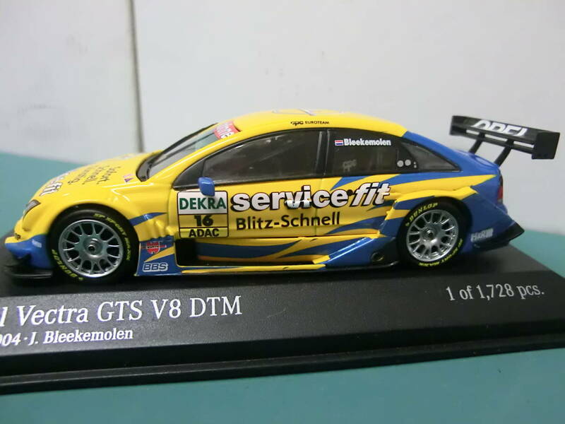 1/43　オペル　ベクトラ　GTS　V8　DTM　DTM2004　＃16　OPC　ユーロチーム