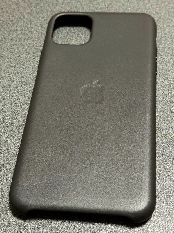 ★☆Apple iPhone 11 Pro Max Leather Case Black[MX0E2FE/A]ブラックレザーケース アップル 純正 黒☆★