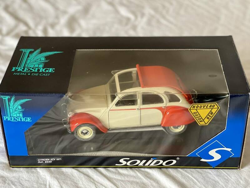 【値下げ】シトロエン　2CV ドーリー　ほぼ 1/18 1:18　ミニカー　ソリド　Solido