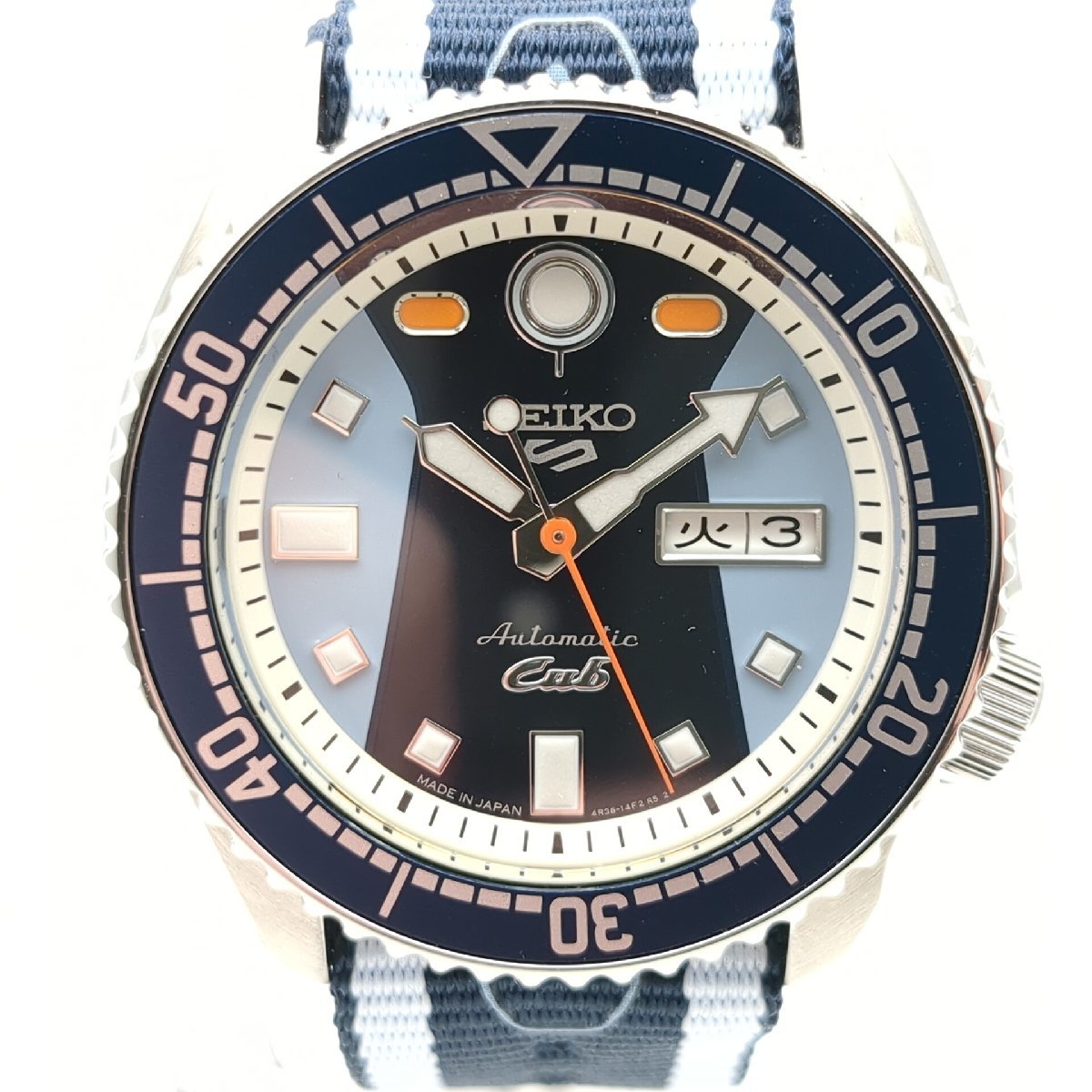 【新品同様】 SEIKO セイコー SBSA237 スーパーカブ 588/7500 デイデイト 腕時計 自動巻き メンズ 動作品 中古