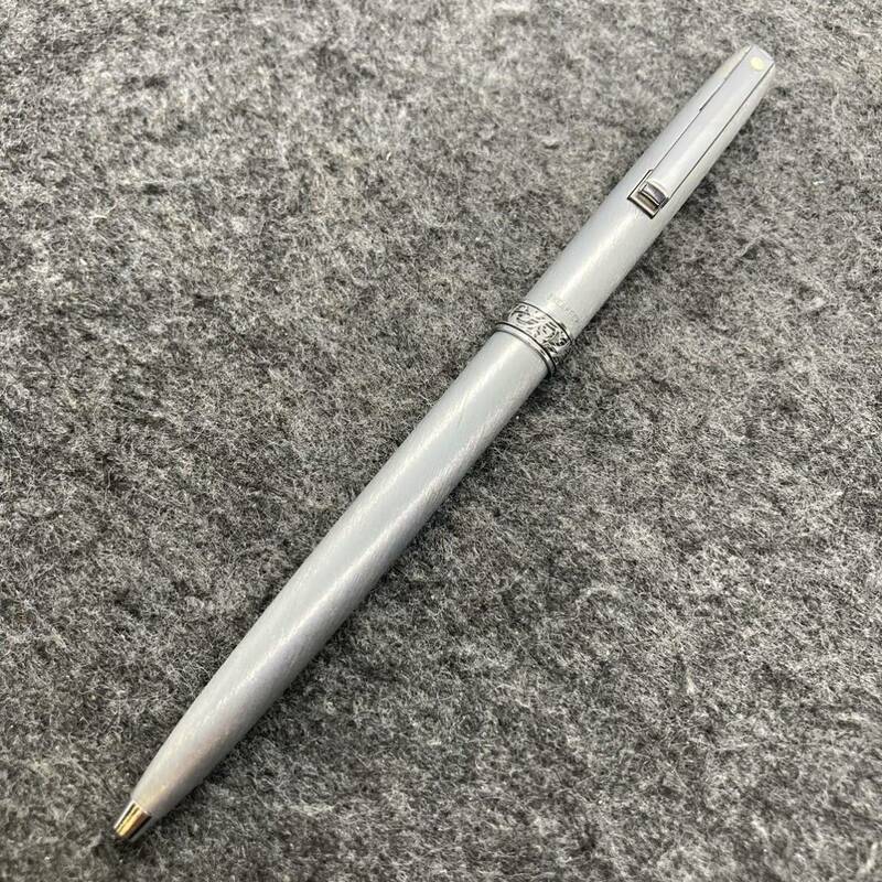 PE1575□SHEAFFER シェーファー クリップノック式 ボールペン シルバーカラー 筆記確認未 レディシェーファー.