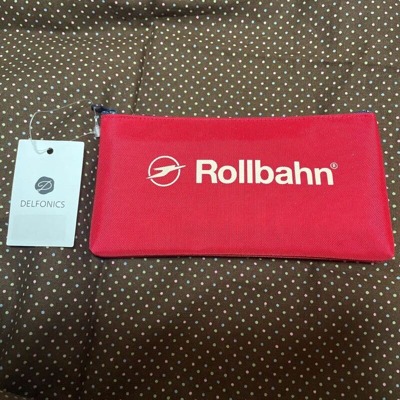 【新品未使用】Rollbahn ロルバーン フラットペンケース レッド