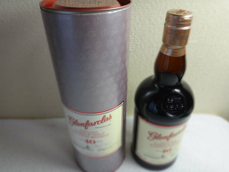 入手困難品！！未開封新品 スコッチウイスキーglenfarclas40年　グレンファークラス