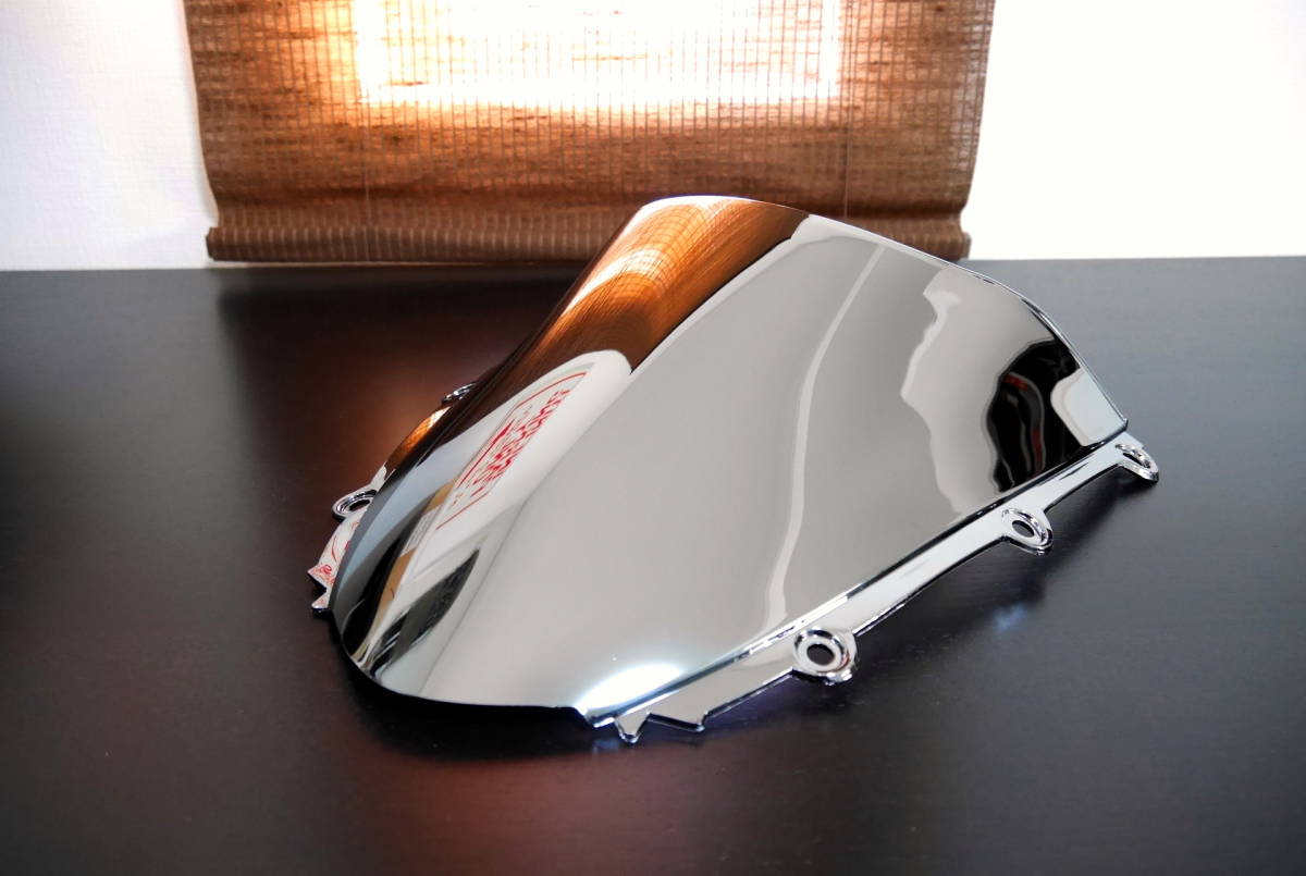送料無料【即納可】 新品 CBR1000RR 2004-2007 ダブルバブル クロームスクリーン ダークスモーク 04-07 2005 2006 SC57 前期後期