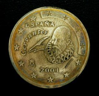 ◆在庫処分◆外貨コイン コンチョ EU欧州連合[スペイン]50ユーロセント直径24mm/ラスト1点