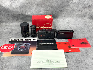 【 Leica M4-P ボディ ワインダー ブラック LEITZ ELMARIT－M レンズセット 】ライカ テレエルマリート レンジファインダー コレクターより