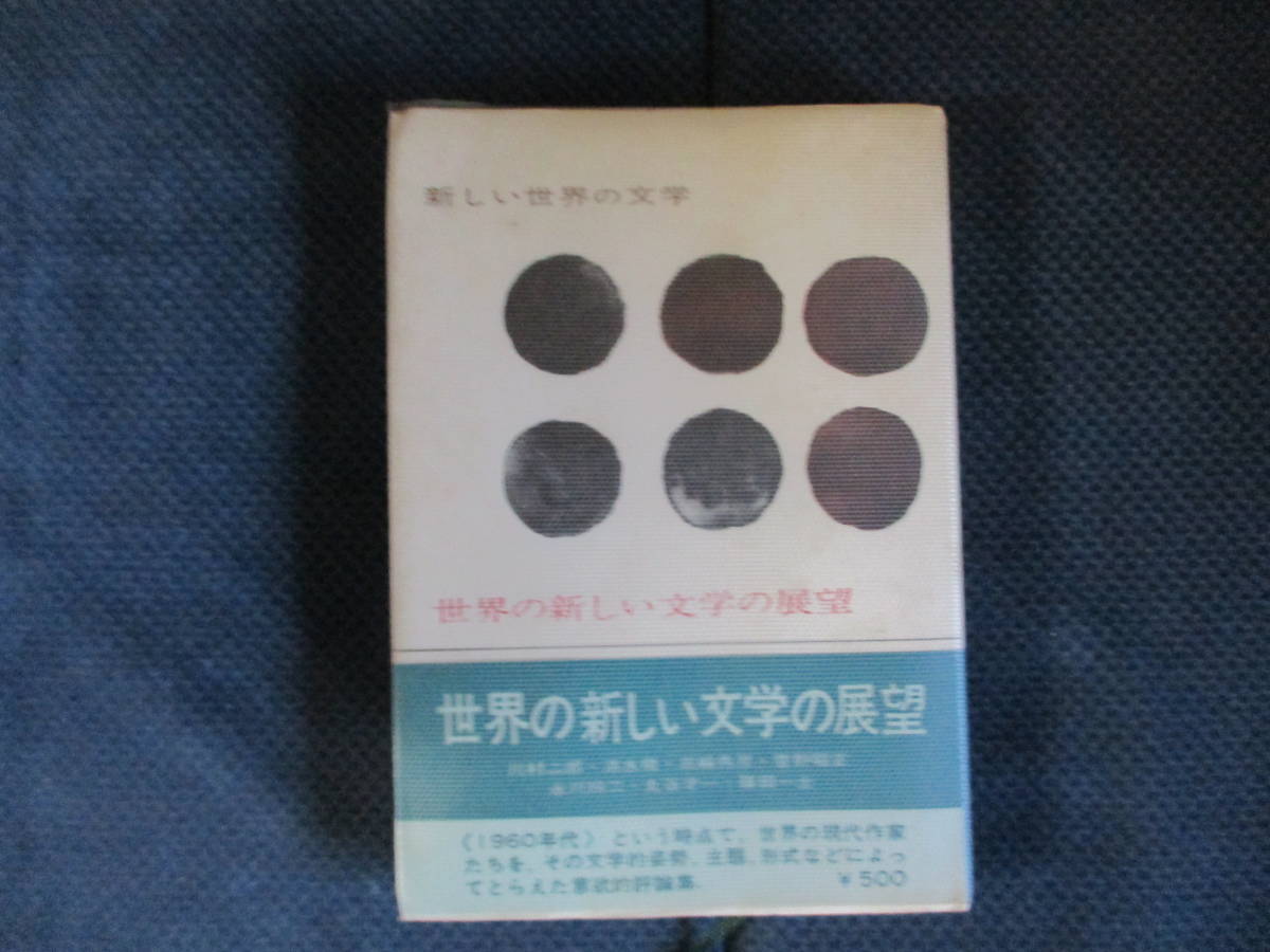 『世界の新しい文学の展望』白水社　1969年（再版）　川村二郎・清水徹・三輪秀彦・菅野昭正・永川玲二・丸谷才一・篠田一士　経年変色