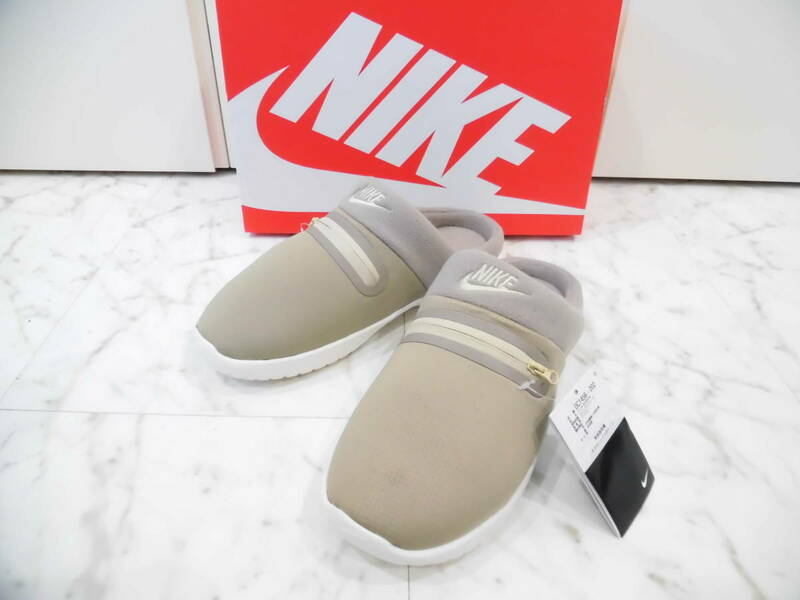 【新品未使用箱タグ付】NIKE BURROW ナイキ バロウ 26.0㎝ US8 DC1456-202 ルームシューズ サンダル スリッパ スリッポン カーキ 26㎝