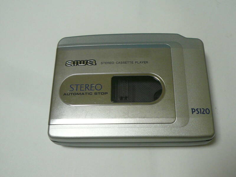 aiwa アイワ ステレオカセットプレーヤー HS-PS120★動作品