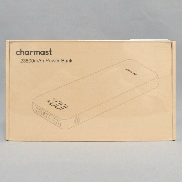 未開封★charmast 23800mAh Power Bank モバイルバッテリー 大容量 スマホ タブレット パソコン 充電器 パワーバンク チャーマスト★4