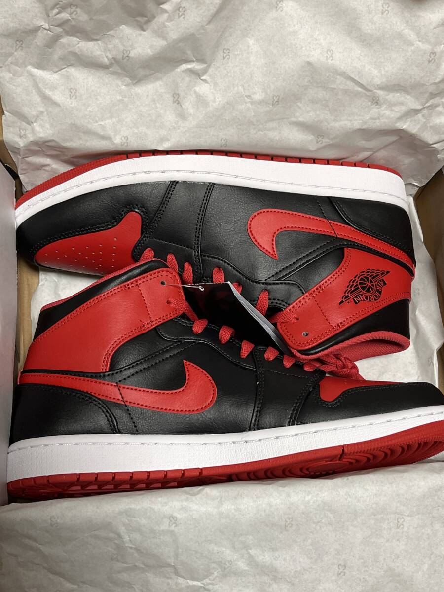国内正規 AIR JORDAN 1 MID BRED US10.5 28.5cm ジョーダン RETRO OG 