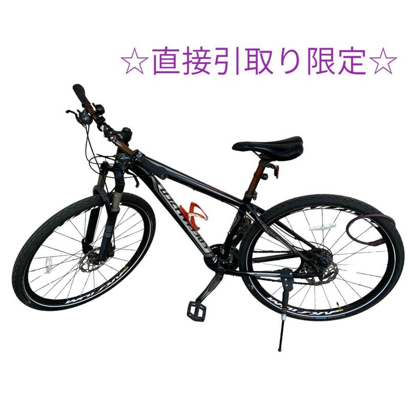 ◆中古/直接引取り限定◆ specialized スペシャライズド 自転車 バイク M 17.5 28インチ 黒系 ブラック サイクリング X58202N