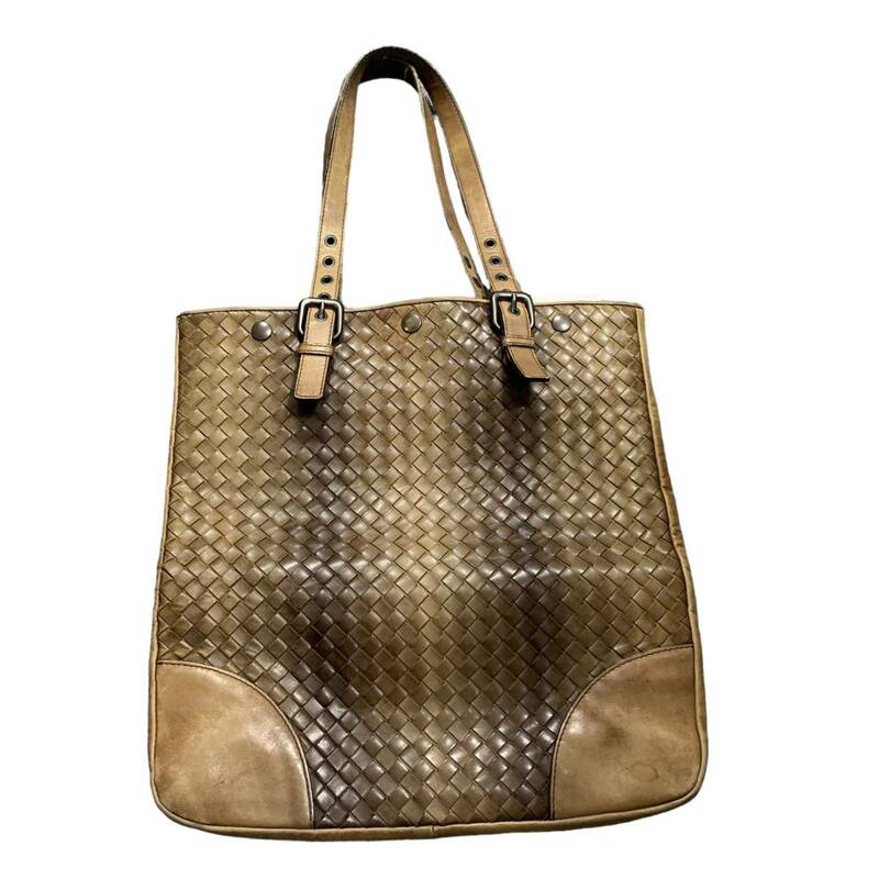 ◆中古品◆ボッテガヴェネタ Bottega Veneta イントレチャート トートバック V57800NL