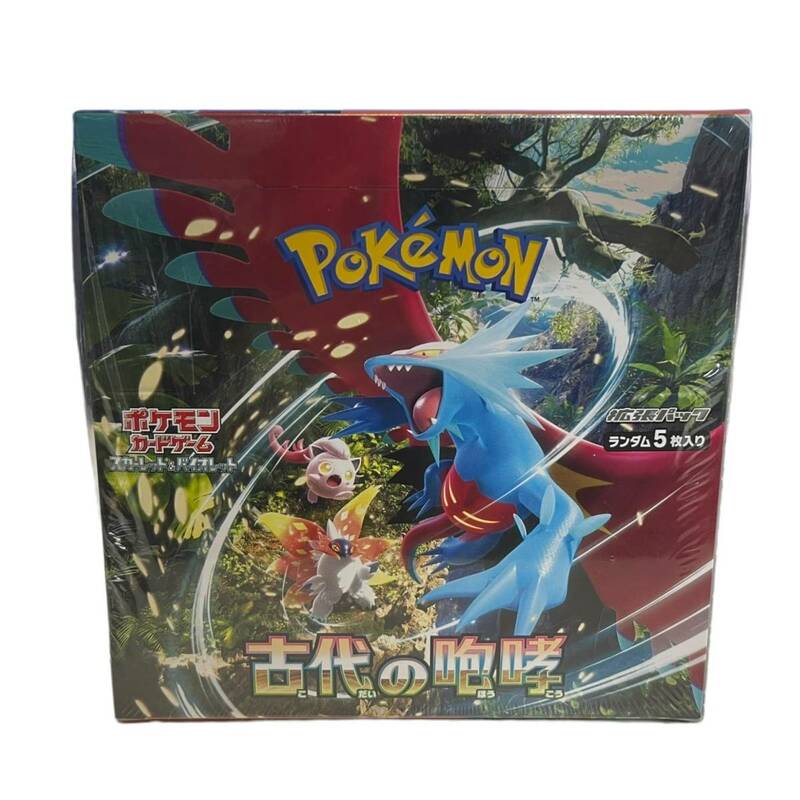 【未開封】ポケモンカードゲーム スカーレット＆バイオレット 古代の咆哮 BOX 拡張パック シュリンク付き L59321RG