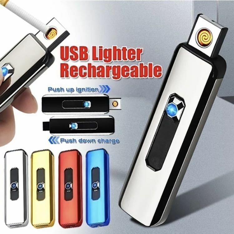 USB 充電式 ライター 電子ライター　ブラック