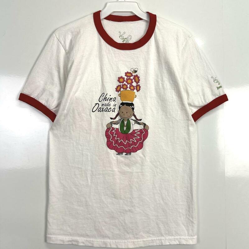 juaritosリンガーTシャツ トリムTシャツチャイナメキシコヴィンテージ