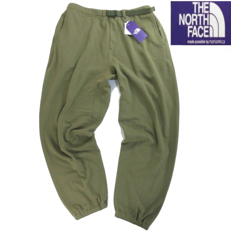 定2.0万 新品◆THE NORTH FACE PURPLE LABEL◆フィールド スウェット パンツ W36 オリーブ◆ノースフェイス NT5258N◆aei J1709