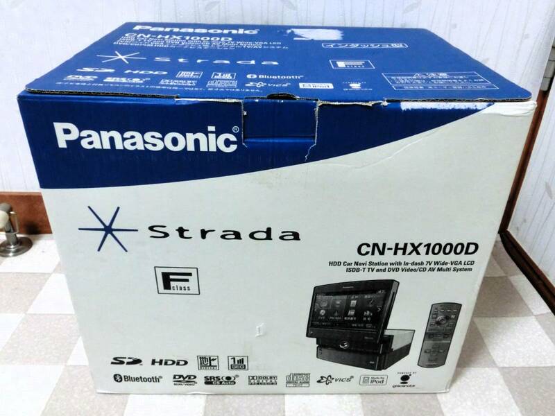 Panasonic CN-HX1000D 2021 年更新済み (Fクラス)HDDカーナビステーション インダッシュモニタ(1DIN+1DIN)