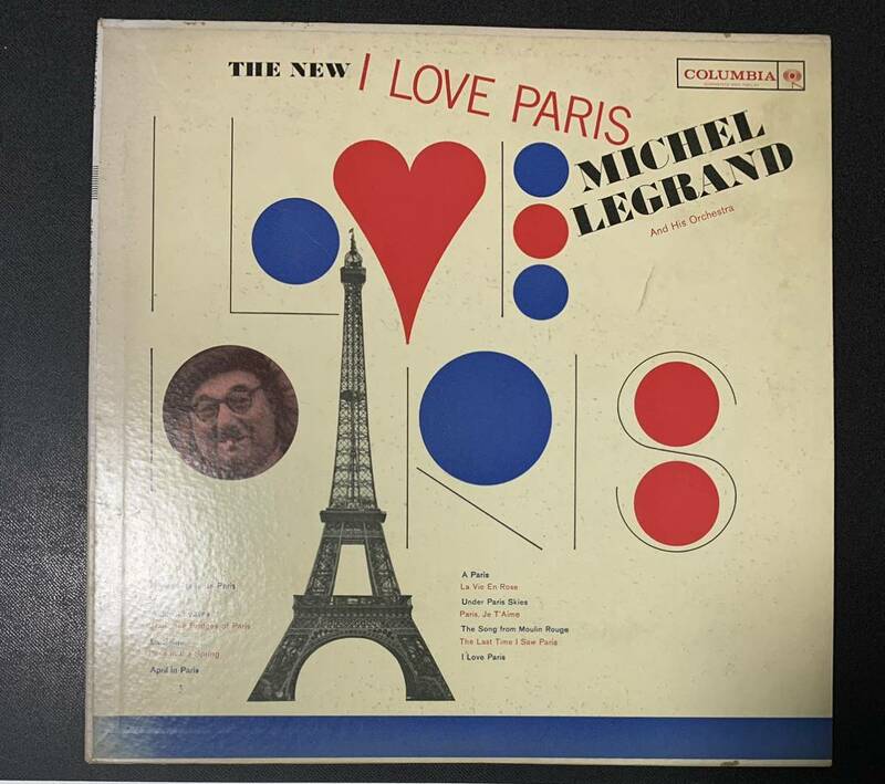 ★LP/US/Michel Legrand(ミシェル・ルグラン)/The New I Love Paris/CL1640/レコード