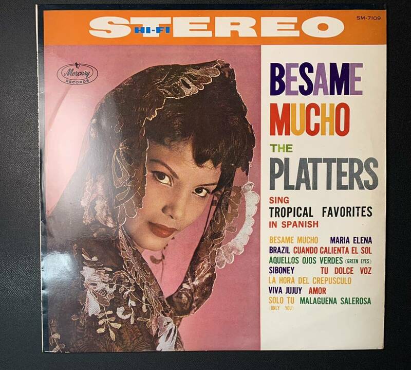 ★LP/ペラジャケ/プラターズのラテン旅行 THE PLATTERS SIN TROPICAL FAVORITES/SM7109/レコード