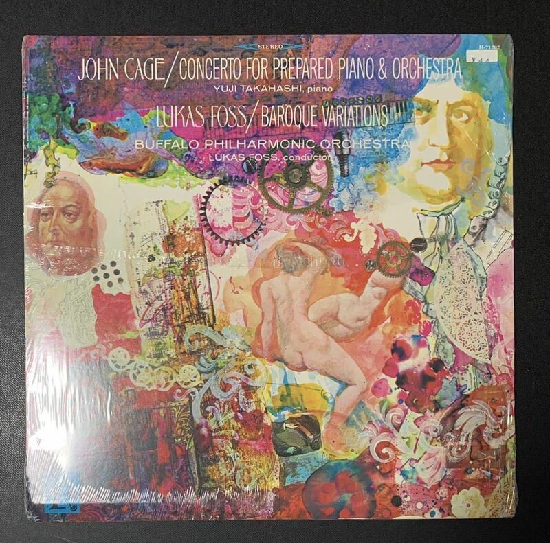 ★未開封/LP/US/高橋悠治&フォスのケージ/John Cage/Lukas Foss,Concerto For Prepared Piano&Orchestra/YUJI TAKAHASHI/H-71202/レコード