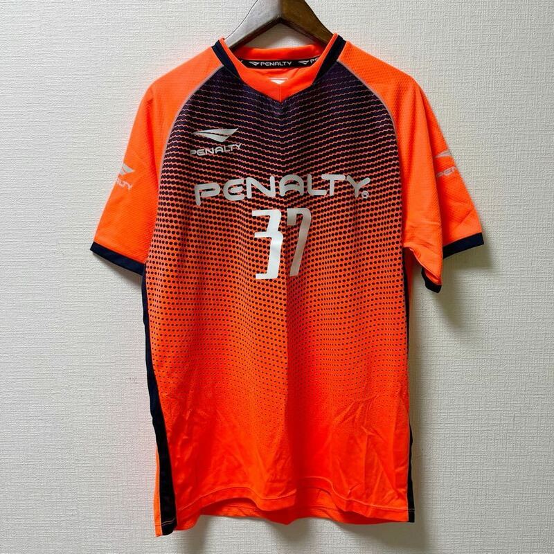 PENALTY ペナルティ ユニフォーム ゲームシャツ Lサイズ オレンジ ポリエステル