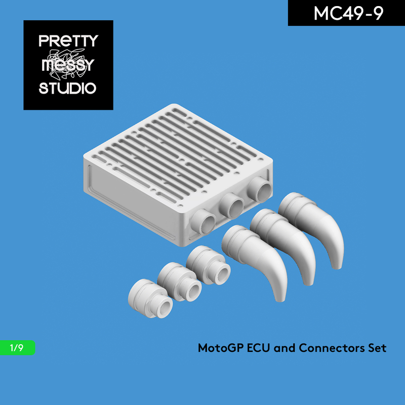 ３Ｄプリンター 1/9 MotoGP ECU コネクター セット #MC49-9
