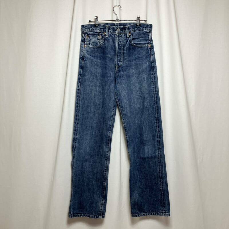 【90s】日本製 Levi'sリーバイス 503B XX デニムパンツ 94年製ヴィンテージレプリカ 赤耳 ビッグE 裏リベット 革パッチ ジーンズ