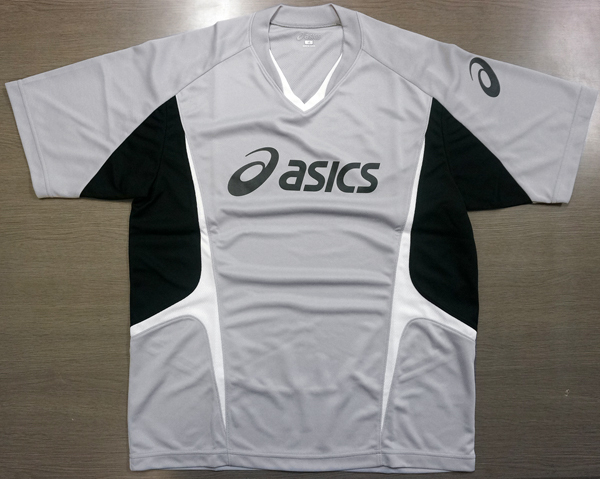 ASICS(アシックス) サッカー プラシャツHS 半袖 グレー Lサイズ XS6052-11