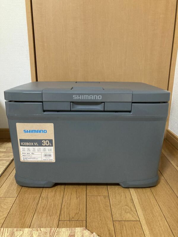 【新品未使用】SHIMANO ICEBOX VL 30L シマノ アイスボックス ミディアムグレー NX-430V キャンプ 釣り アウトドア クーラーボックス