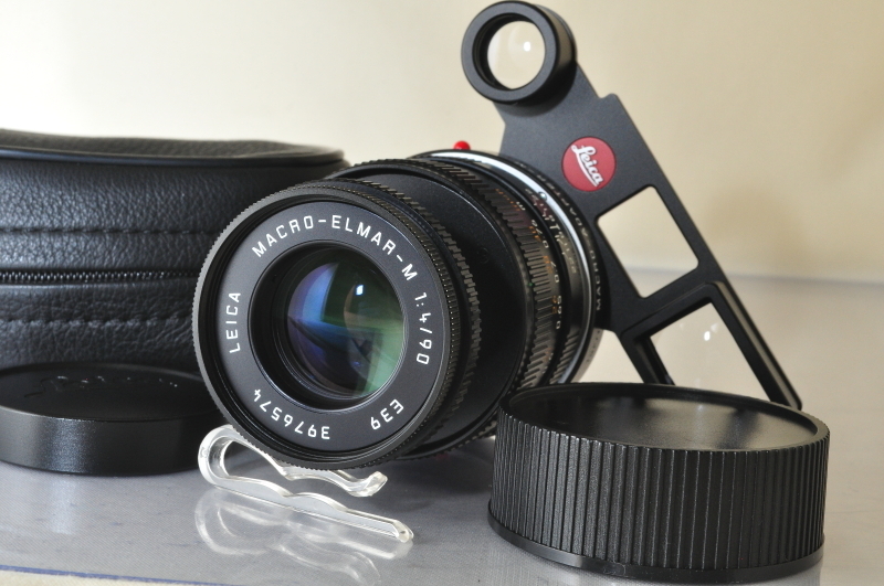★★極上品 Leica Macro-Elmar-M 90mm F/4 E39 Lens Black 11633 + Macro-Adapter 14409♪♪#5738