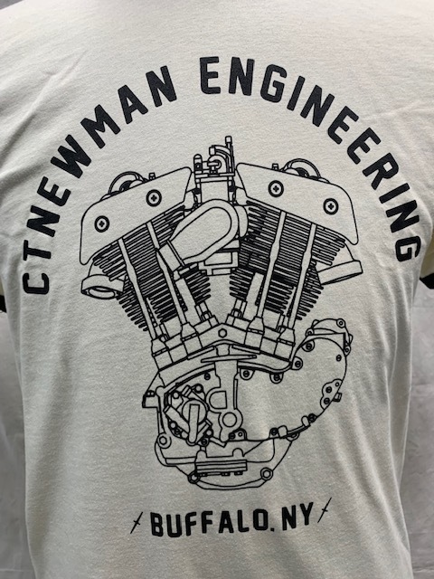 CT NEWMAN ENGINEERING 8バルブ UL ULH ハーレー チョッパー ボーンフリー ムーンアイズ チョッパー サイドバルブ フラットヘッド S 黒リブ