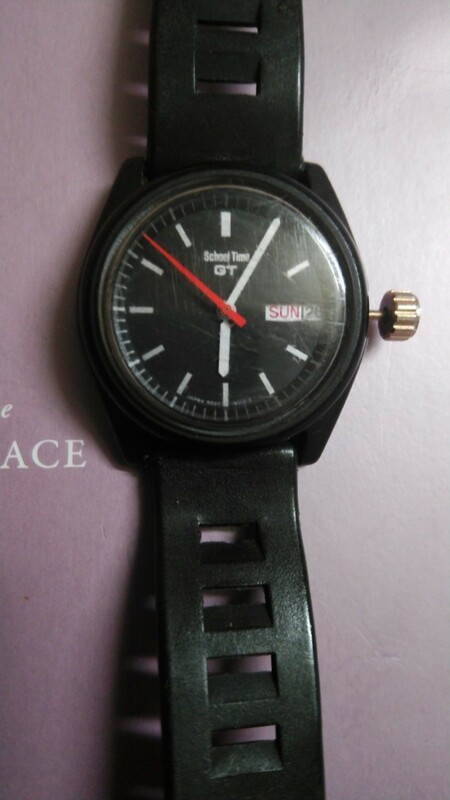 セイコースクールタイム5000-6050　ミリタリー手巻き腕時計　ビンテージ
