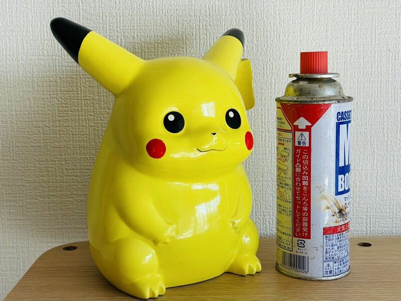 ポケモン ピカチュウ 陶器製 貯金箱 / 初期のグッズ 割れヒビなし