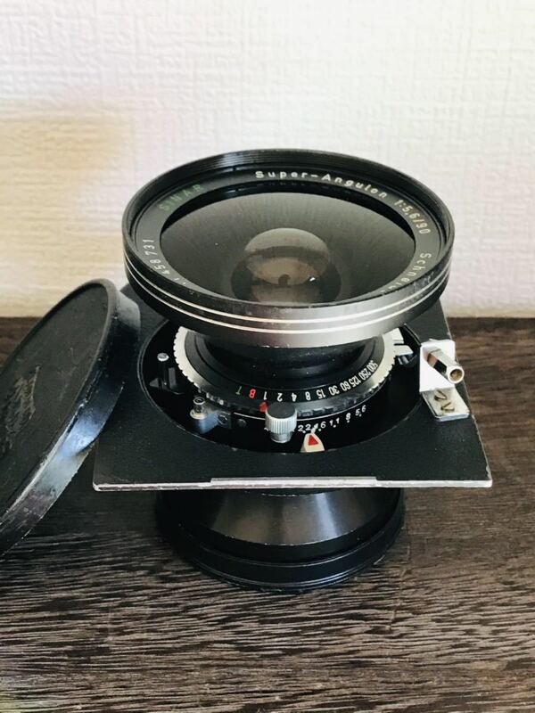 美品　SINAR ジナー　Super-Angulon スーパーアンギュロン　90mm f5.6 Schneider-Kreuznach シュナイダー　COPAL No.0 防湿庫保管中