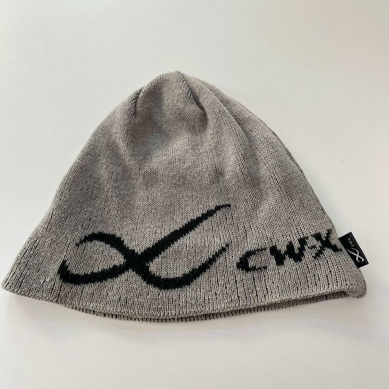ニット帽 ニットキャップ ビーニー ビッグロゴ X cw-x 日本製　M size