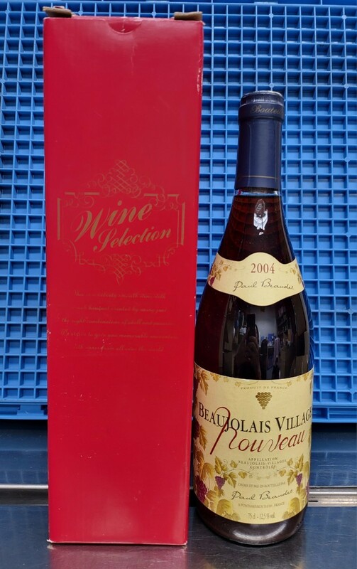 ★超希少 Paul Beaudet Beaujolais Villages Nouveau ポール ボーデ ボージョレ ヴイラージュ ヌーヴォ 2004 750ml 15%未満 フランス 古酒