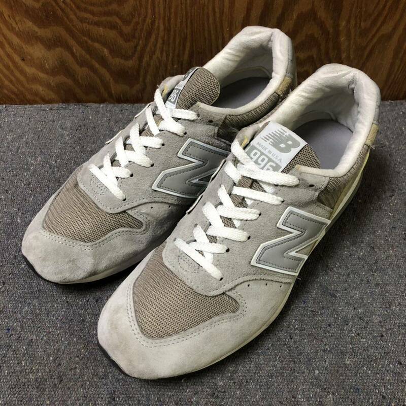 New balance ニューバランスM996 996 アメリカUSA製 グレー スニーカー US10 JP28cm