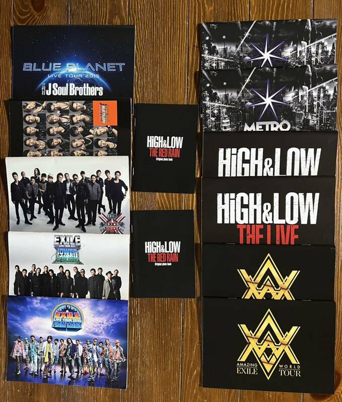 EXILE LDH EX FAMILY 三代目JSB GENERATIONS HiGH&LOW LIVE ライブ　カタログ　冊子　グッズ　エグザイル