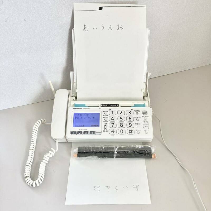 コピーOK！Panasonic パーソナルファックス KX-PD304-W