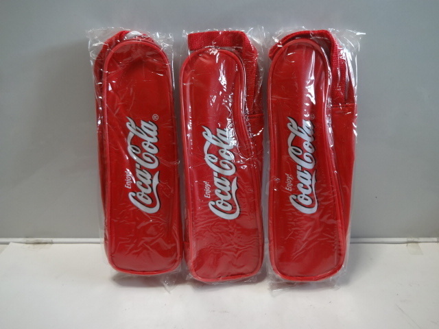 コカコーラ ボトル保冷バッグ 3個 非売品 未使用品 デッドストック