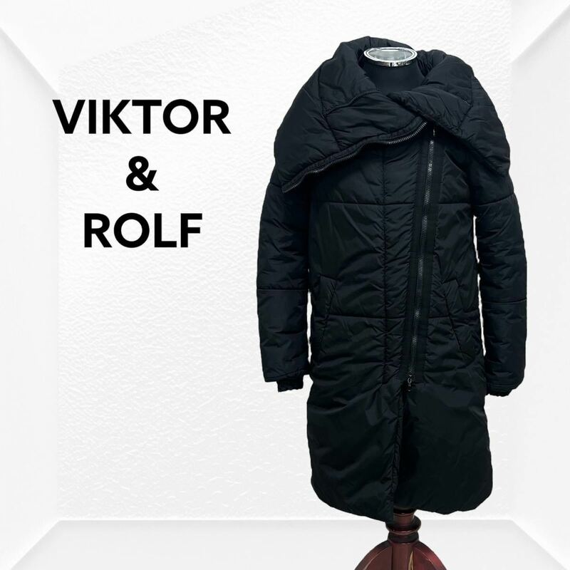 VIKTOR&ROLF ヴィクター＆ロルフ ビッグカラー パデッドコート 中綿コート レディース