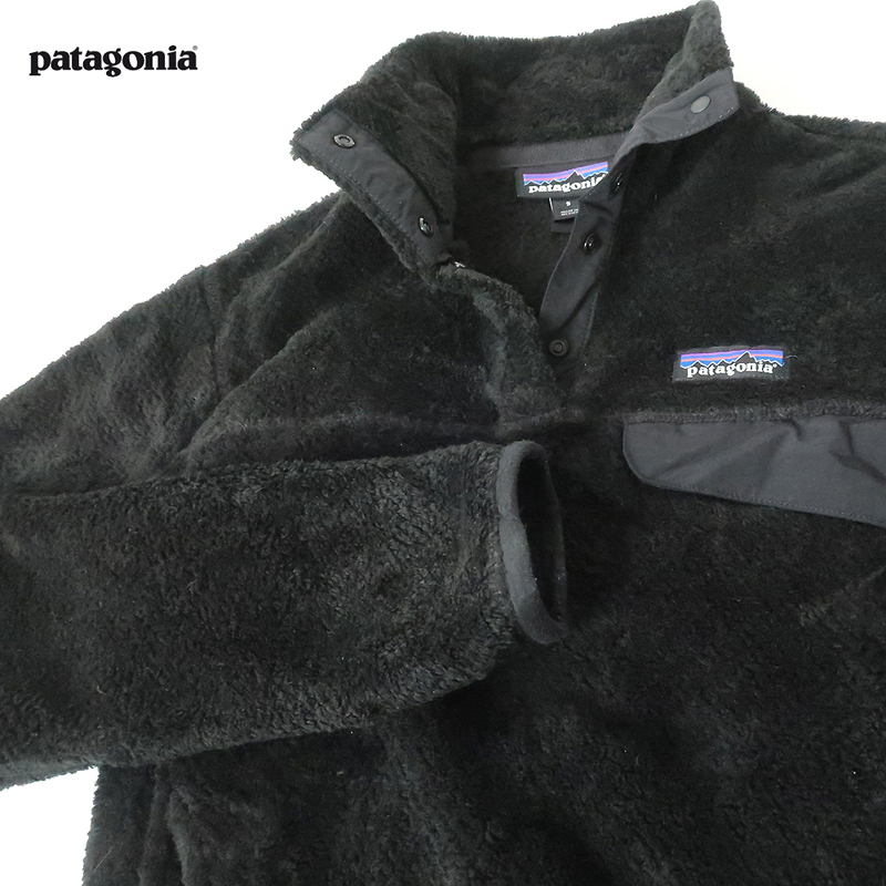 patagonia リツール スナップT プルオーバーフリースジャケット ブラック (S) RE-TOOL