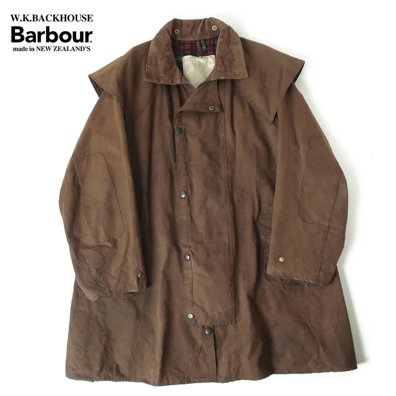 バブアー Barbour×BACKHOUSE Stockman's Coat 8oz オイルドジャケット コート ブラウン(48)