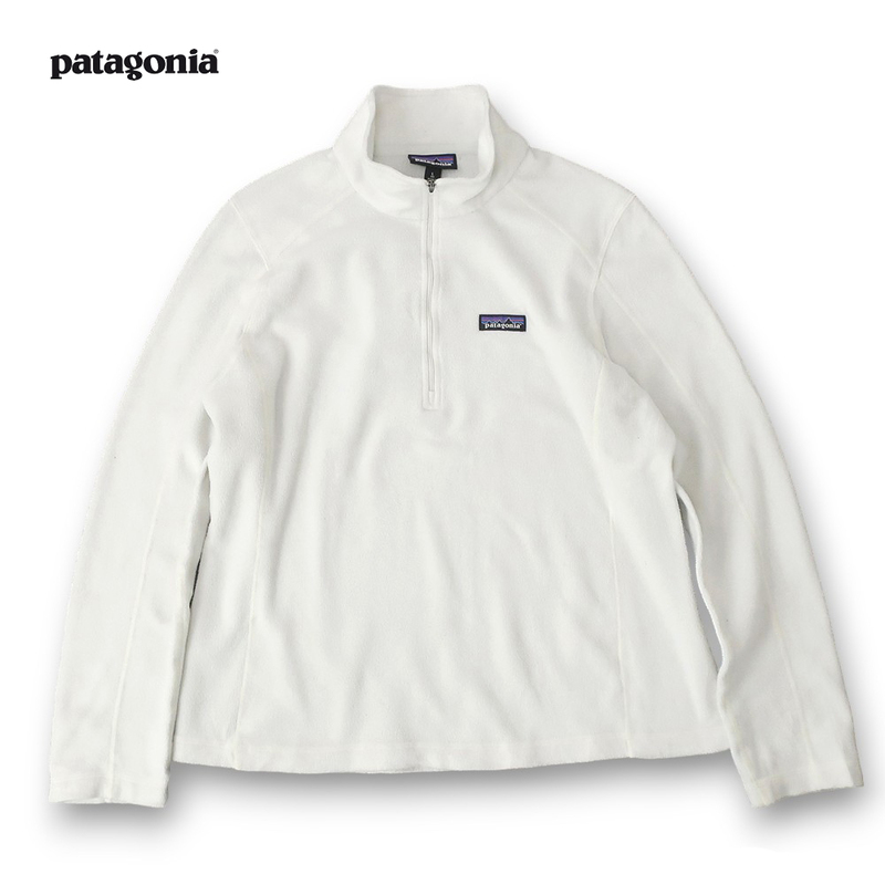 patagonia パタゴニア マイクロD フリースジャケット ライトウェイト ホワイト(L)